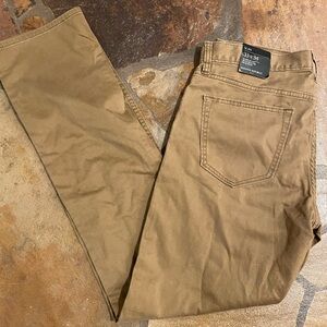 NWT Banana Republic Men's Tan Slim Fit Chino Pants